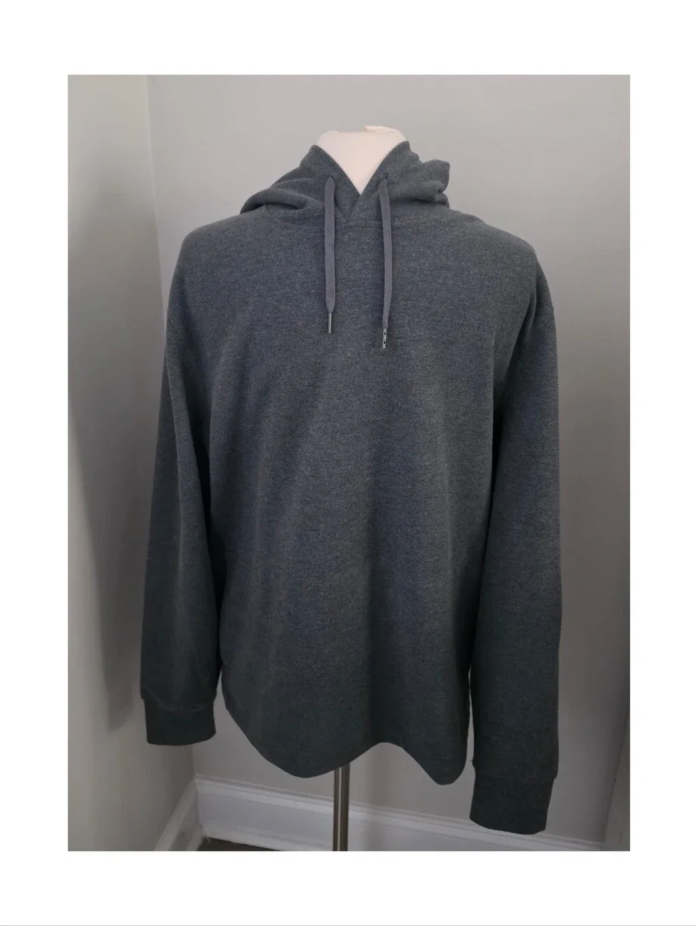 J.Crew Knits Men’s Large Heavyweight Hoodie Dark Gray NWOT